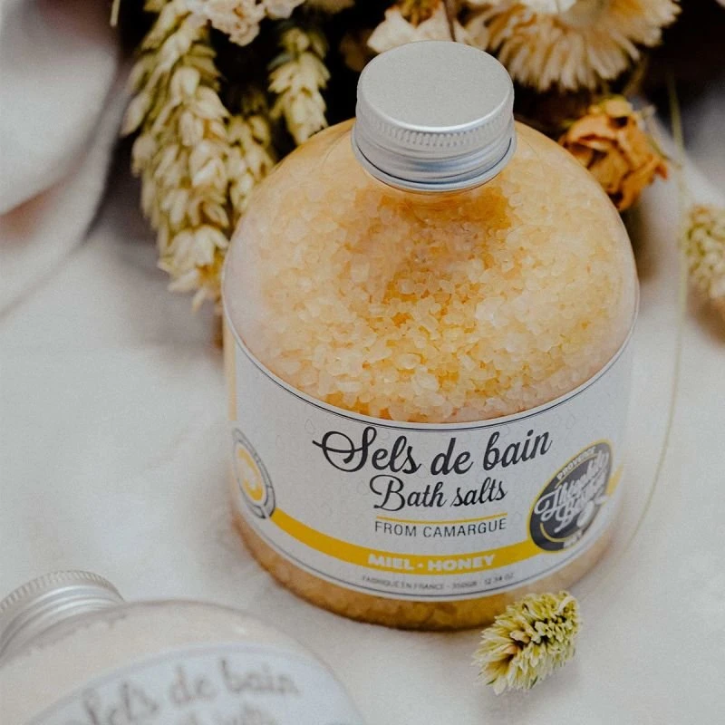 Theophile Berthon Honey vonios druska 350 g