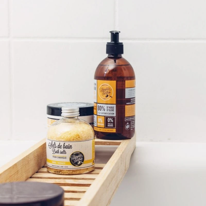 Theophile Berthon Honey vonios druska 350 g