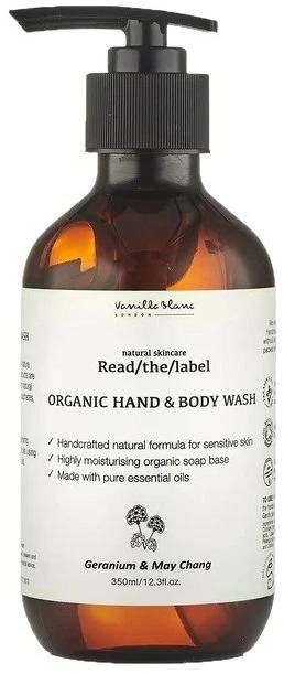 Vanilla Blanc Geranium & May Chang rankų ir kūno prausiklis 350 ml