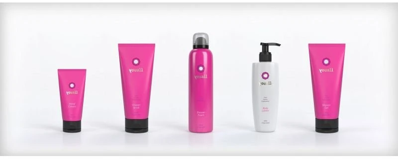 Youall Luxury dušo šveitiklis su vynuogių kauliukų aliejumi 200 ml