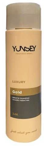 Yunsey Keratin 24K Gold šampūnas su auksu ir keratinu 250 ml