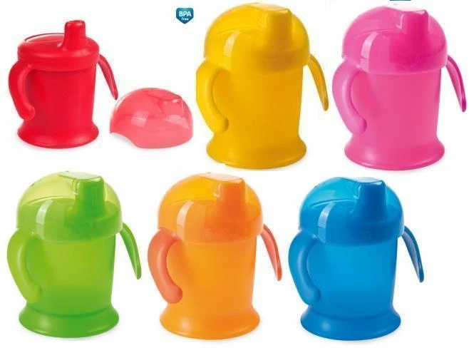 Canpol Babies gertuvės su rankenėlėmis, įvairių spalvų rinkinys