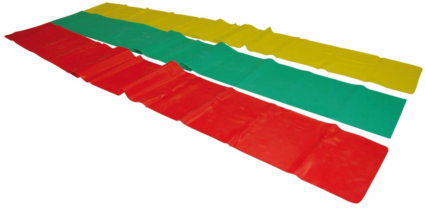 Juosta mankštai LATEX BAND (stipri) 120cm red
