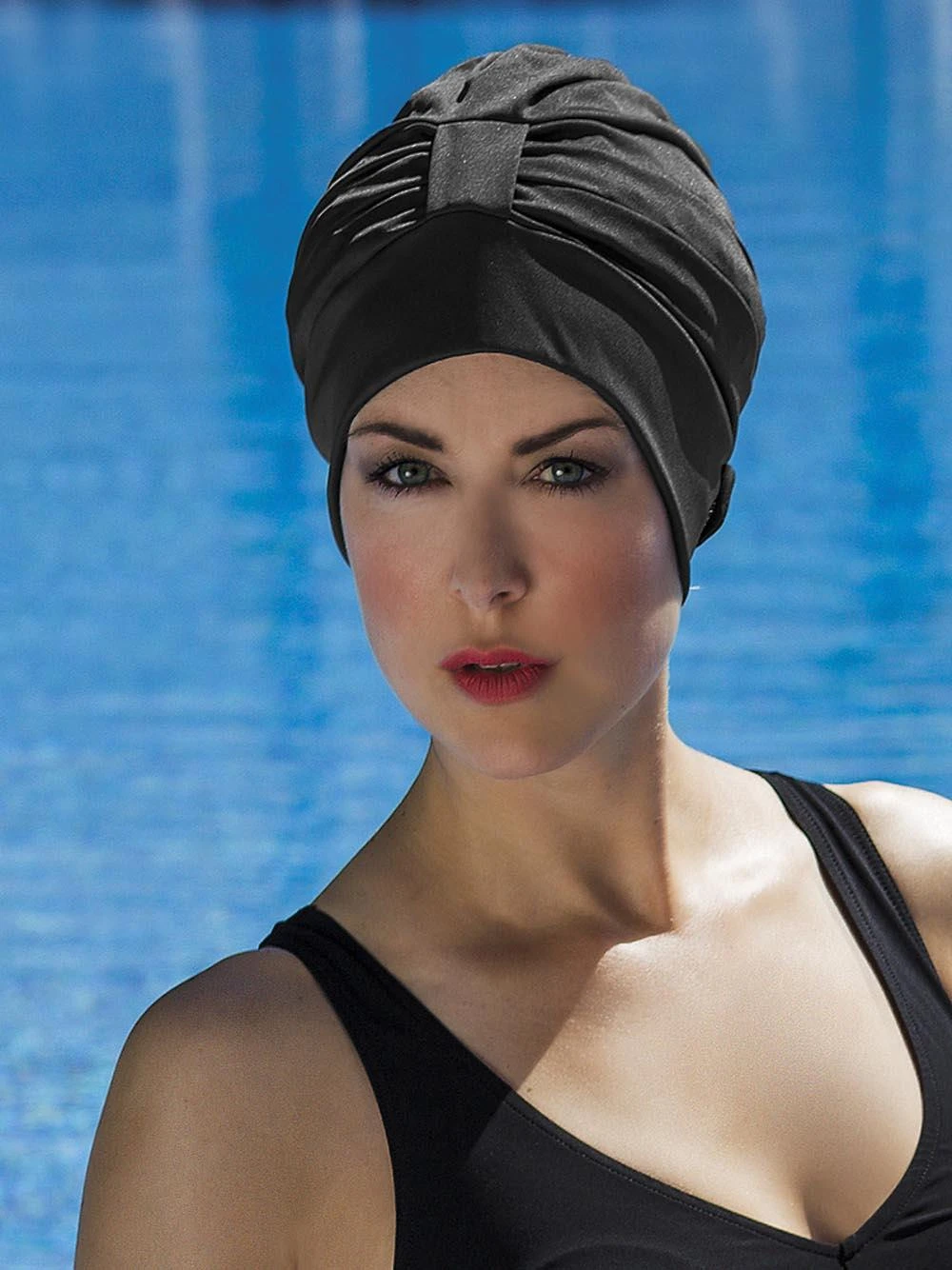 Fashy Kepuraitė plauk. Fabric Swim PE 3473 20 juodas