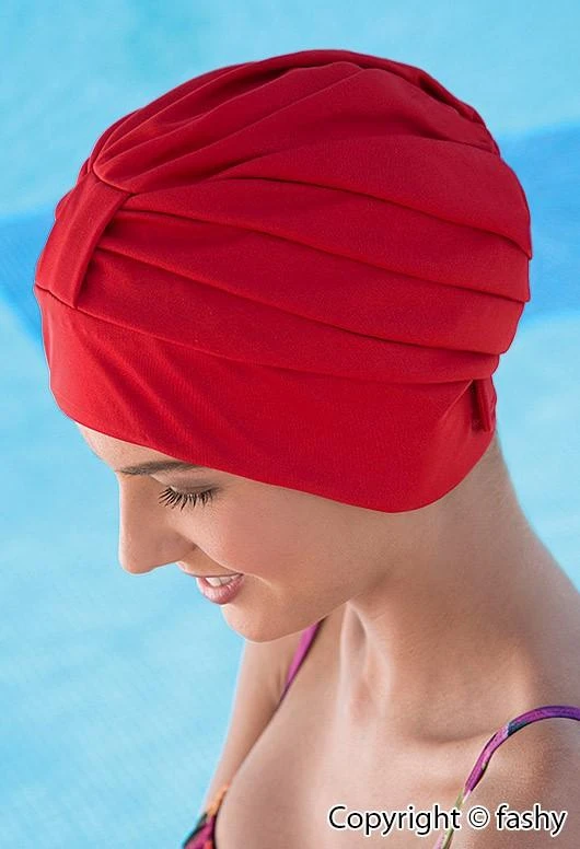 Fashy Kepuraitė plauk. Fabric Swim PE 3473 40 red
