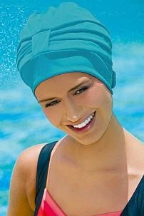 Fashy Kepuraitė plauk. Fabric Swim PE 3473 52 turq