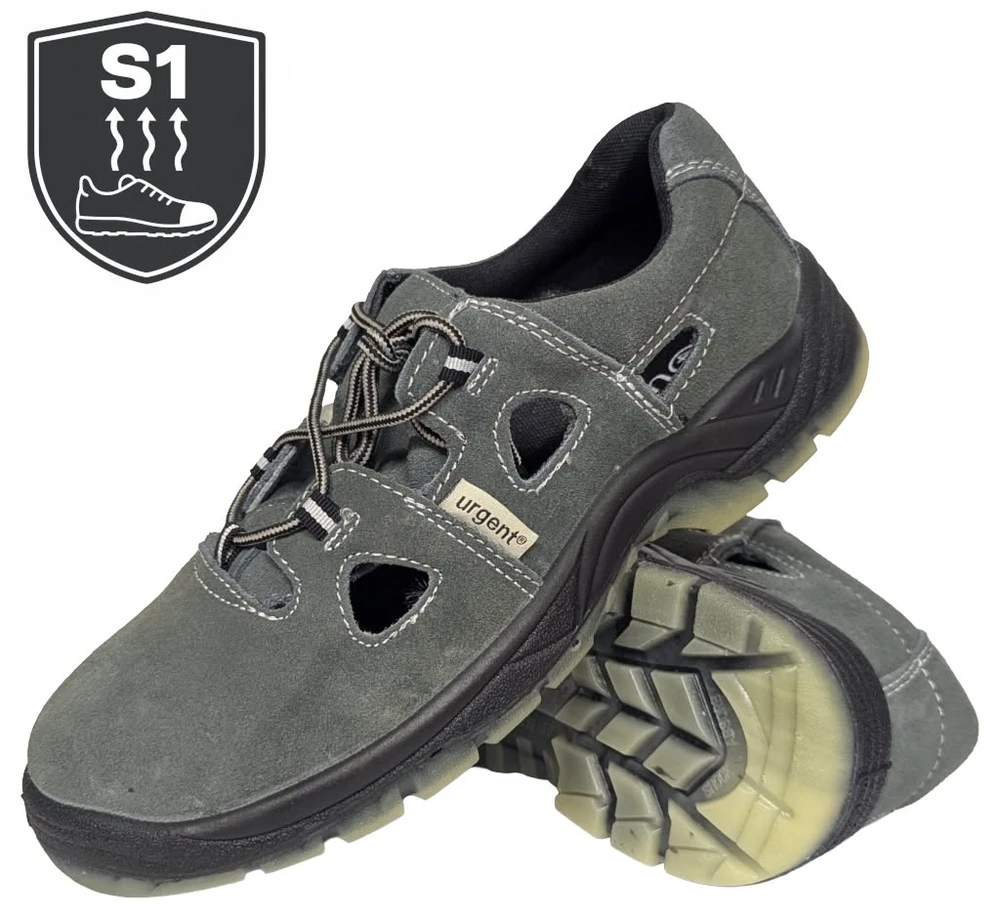 Darbo sandalai su plienine nosele URGENT 305 - S1 SRA, PU/TPU padas
