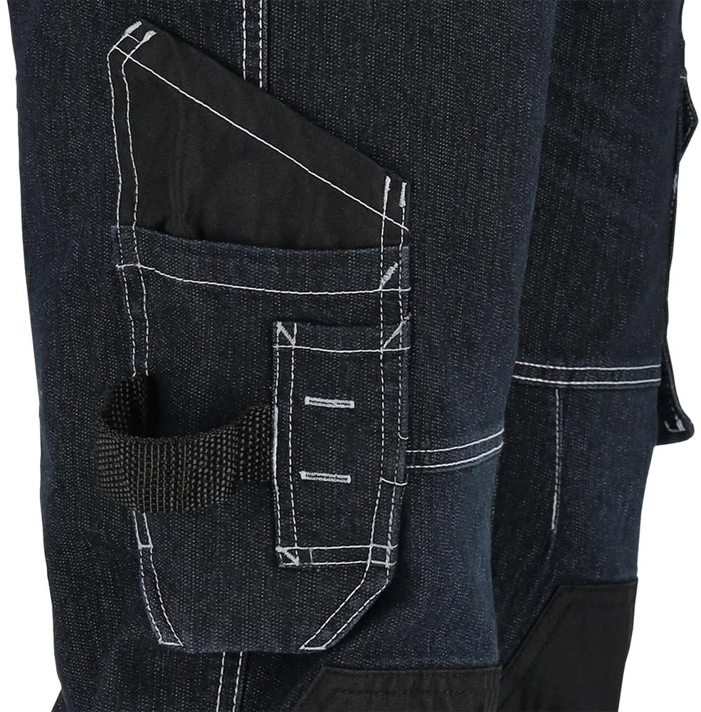 Džinsinės darbo kelnės su elastanu Reis JEANS 415 - I kategorija, Cordura sutvirtinimai