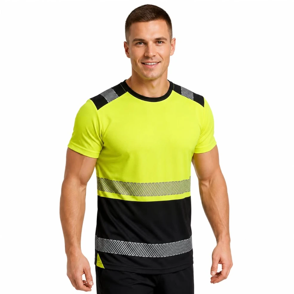 Įspėjamieji marškinėliai REIS IGUANA TS, EN 17353, 130 g/m²