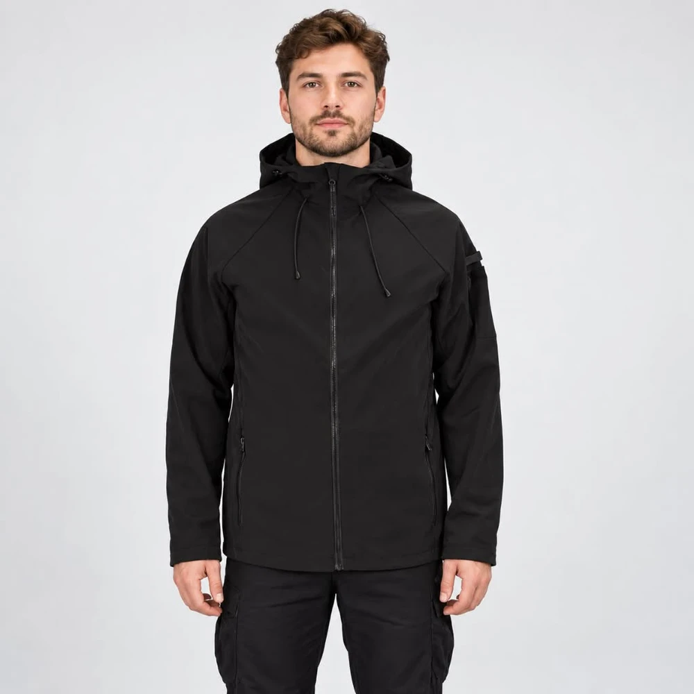 Vyriška softshell darbo striukė su gobtuvu Urgent 930
