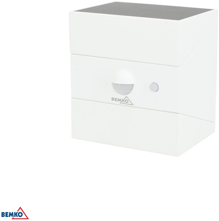 BEMKO SOLAR RUBIC 2.5W 3000/4000/6000K 300LM IP65 PIR LED prožektorius (baltas))