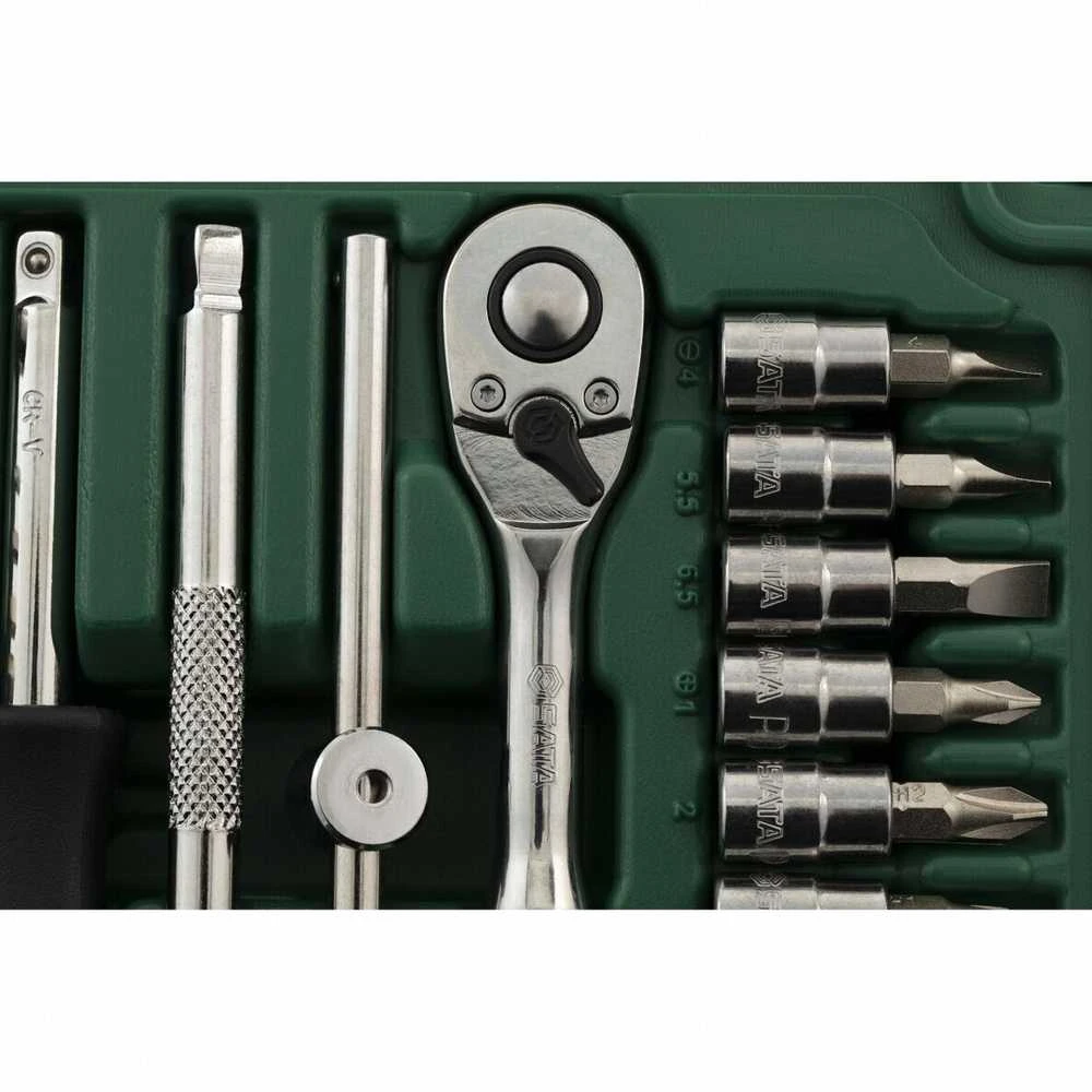 1/4" galvučių rinkinys SATA (52vnt)