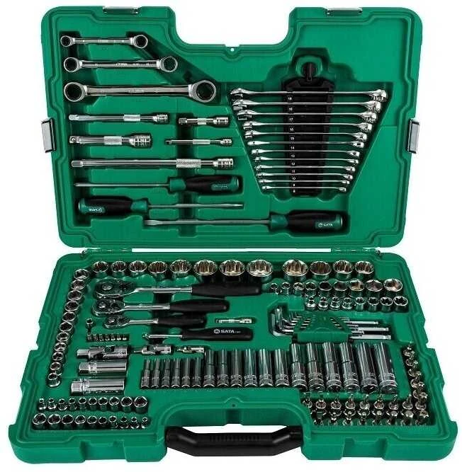SATA Rinkinys KLUCZY 150el 1/4" 3/8" 1/2"WALIZKA