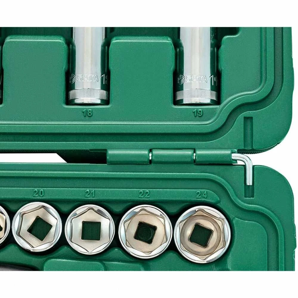 3/8" Galvučių rinkinys SATA (60vnt.)