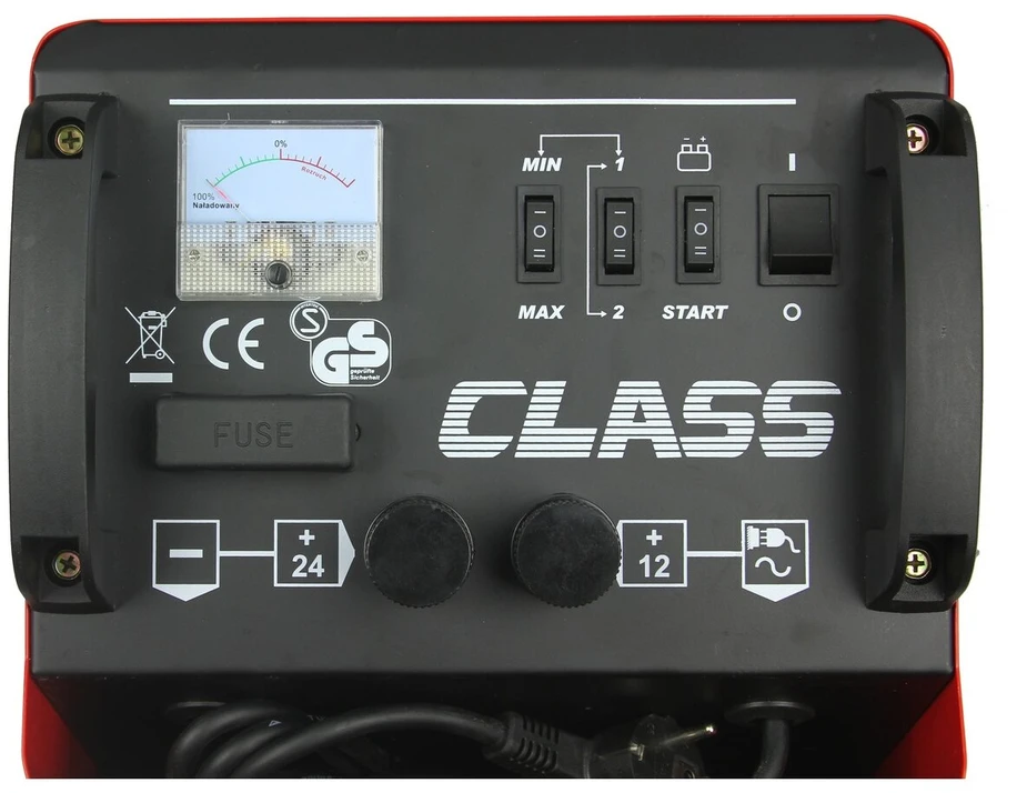 Akumuliatoriaus įkroviklis su paleidimo funkcija MAR-POL CLASS 430, 12/24 V, 42A