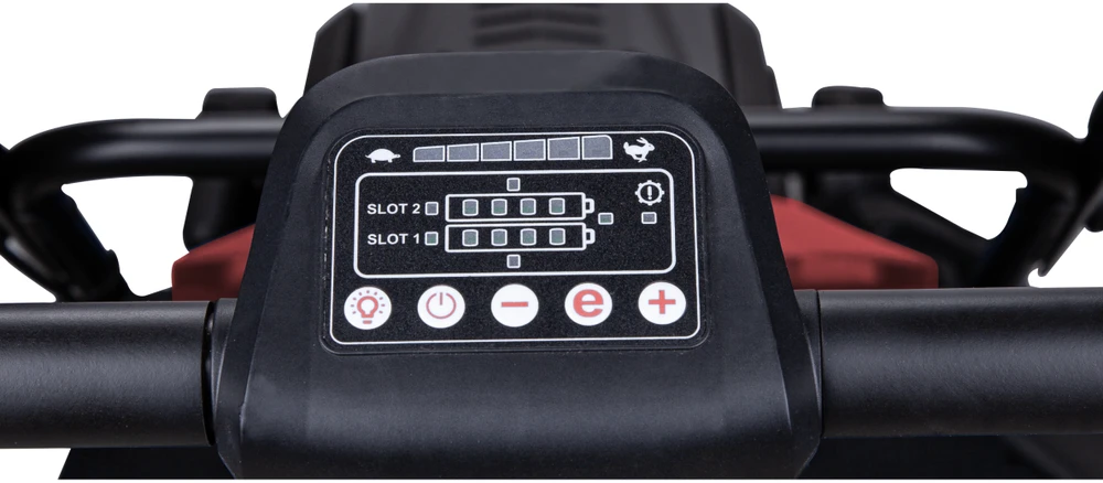 Akumuliatorinė savaeigė vejapjovė WORCRAFT su 8.0Ah akumuliatoriais 40V (20V/4vnt)