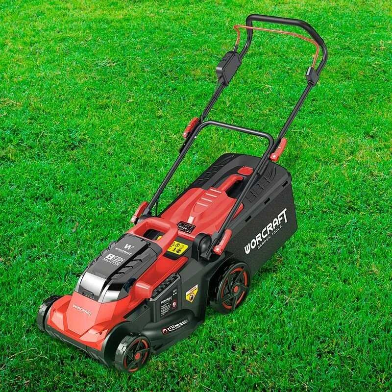 Akumuliatorinė vejapjovė Worcraft 40V (20V+20V) LI-ION
