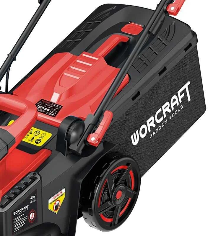 Akumuliatorinė vejapjovė Worcraft 40V (20V+20V) LI-ION