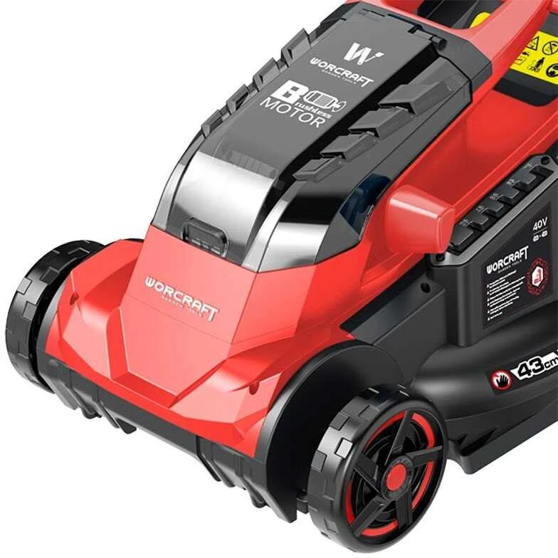 Akumuliatorinė vejapjovė Worcraft 40V (20V+20V) LI-ION