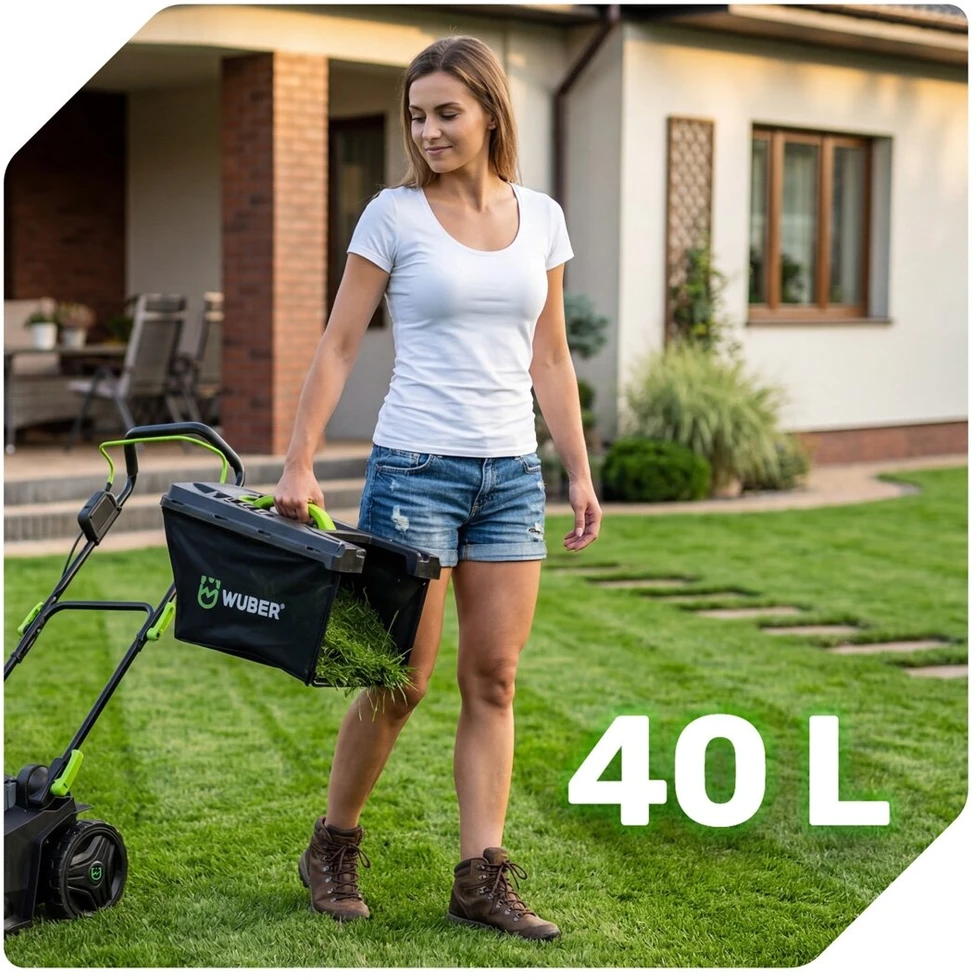 Akumuliatorinė vejapjovė WUBER, 40V, 38cm