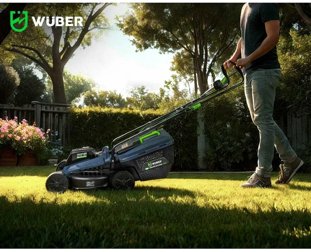 Akumuliatorinė vejapjovė Wuber W04801, 32 cm; 20 V; su akumuliatoriumi ir įkrovikliu