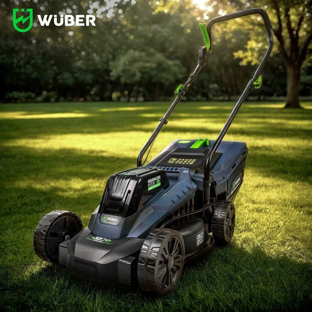 Akumuliatorinė vejapjovė Wuber W04801, 32 cm; 20 V; su akumuliatoriumi ir įkrovikliu