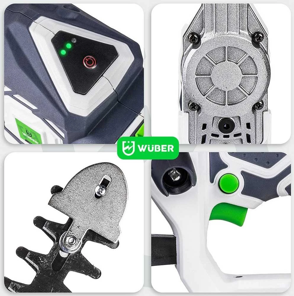Akumuliatorinės gyvatvorių žirklės Wuber W04331, 48cm