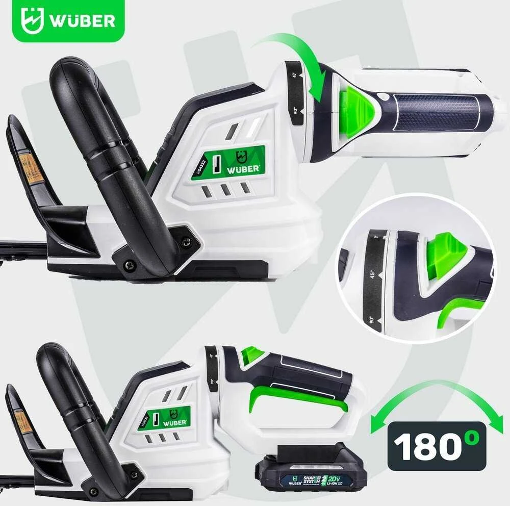 Akumuliatorinės gyvatvorių žirklės Wuber W04332, 50cm