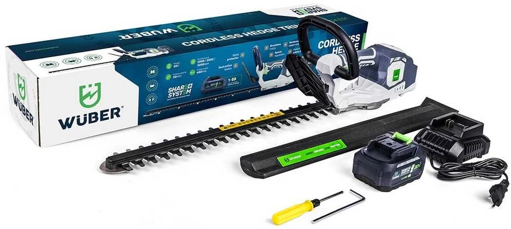 Akumuliatorinės gyvatvorių žirklės Wuber W04331, 48cm