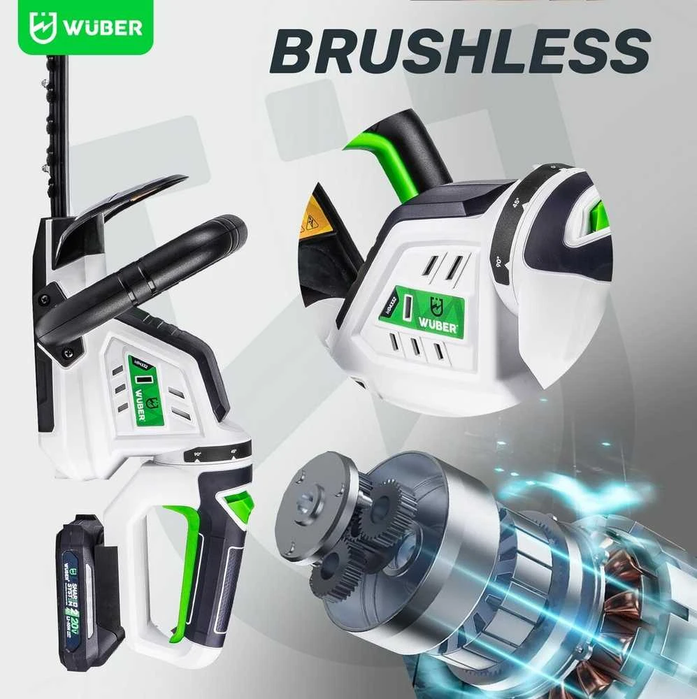 Akumuliatorinės gyvatvorių žirklės Wuber W04332, 50cm