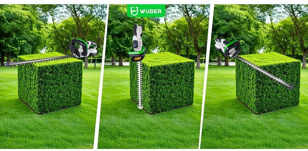 Akumuliatorinės gyvatvorių žirklės Wuber W04330, 51cm, su 2,0 Ah baterija ir įkrovikliu