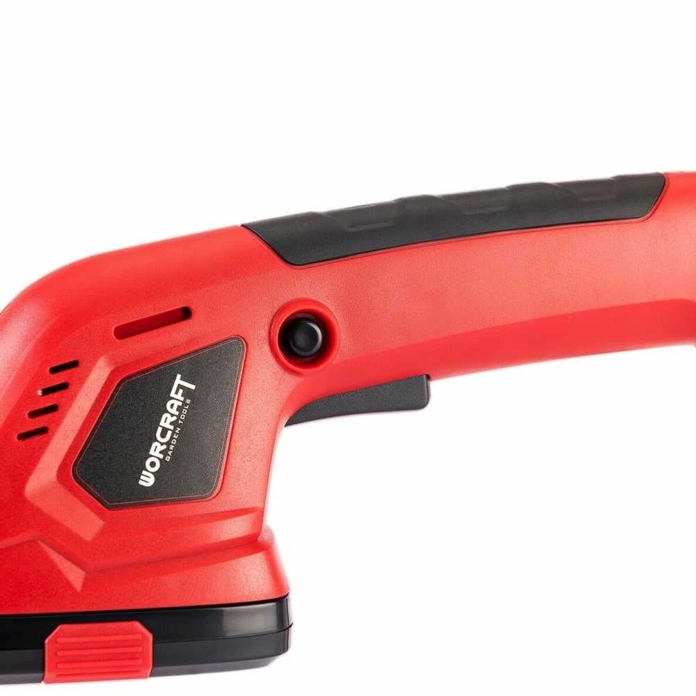 Akumuliatorinės žolės/gyvatvorių žirklės Worcraft, 20V Li-ion