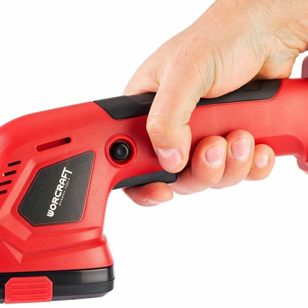 Akumuliatorinės žolės/gyvatvorių žirklės Worcraft, 20V Li-ion