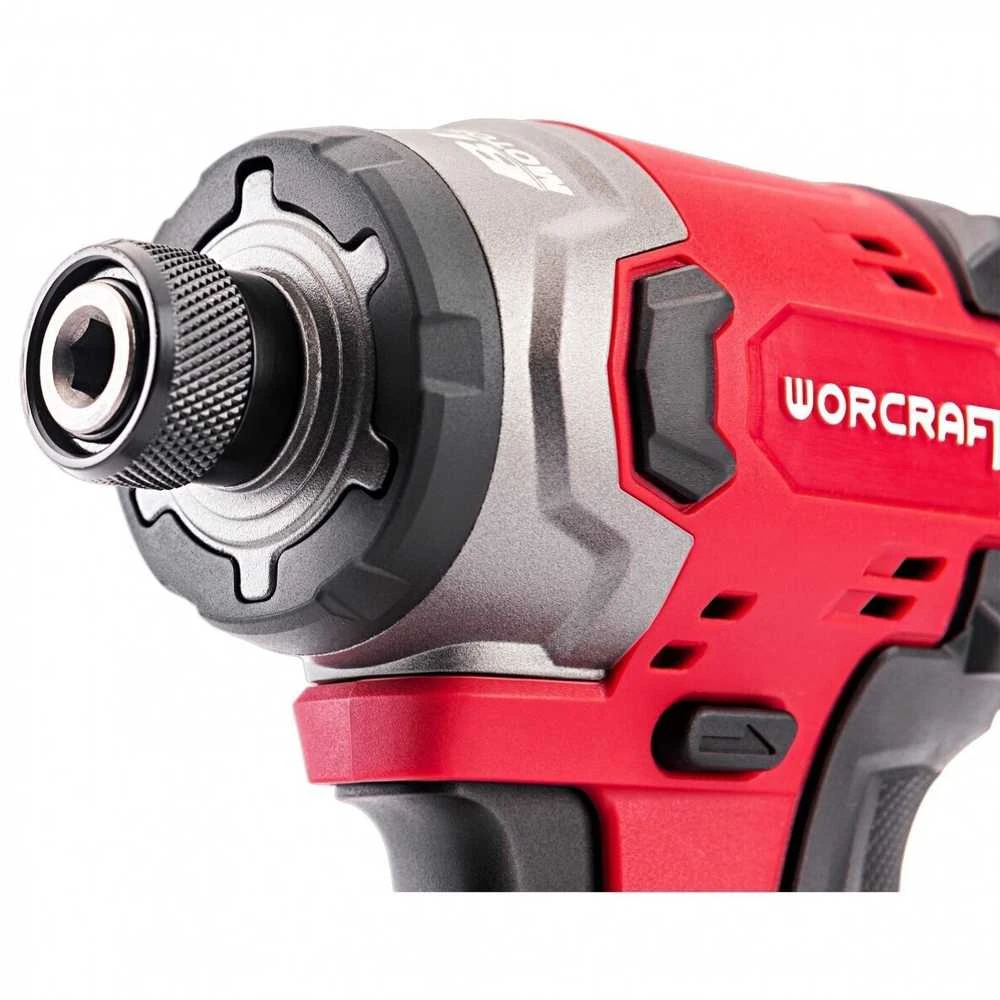 Akumuliatorinio suktuvo ir smūginio suktuvo rinkinys Worcraft 20V LI-ION (XCUBE dėžė)
