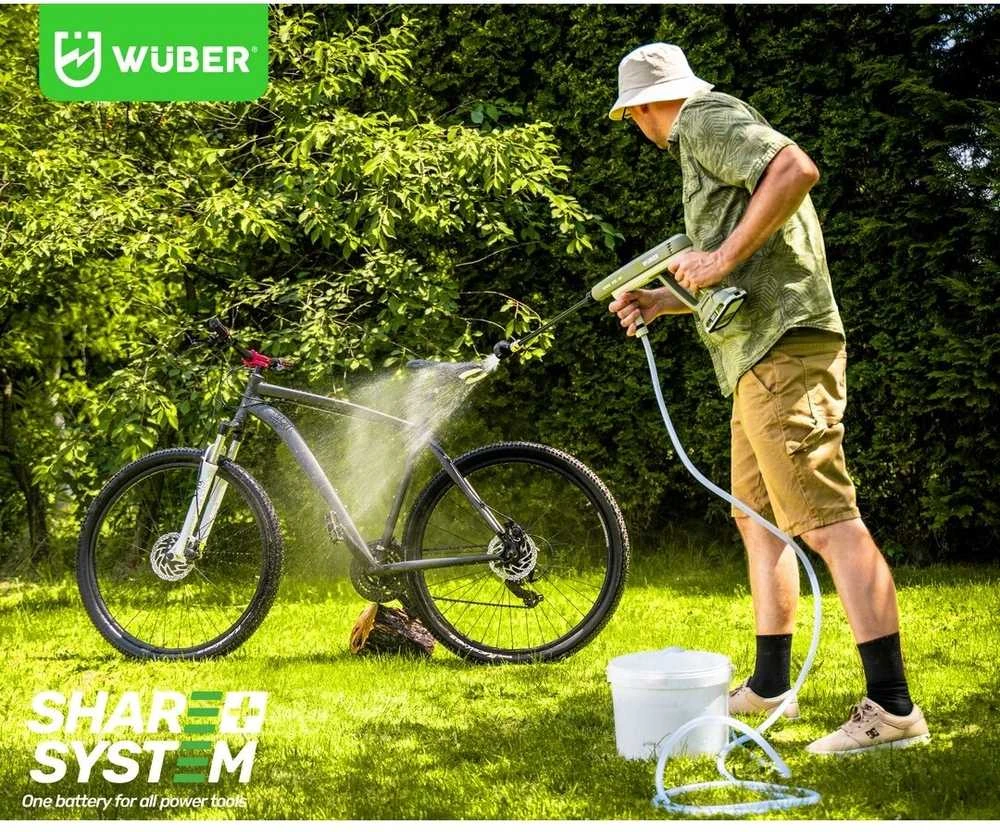 Akumuliatorinis aukšto slėgio plovimo įrenginys Wuber W04322 su 2,0Ah baterija