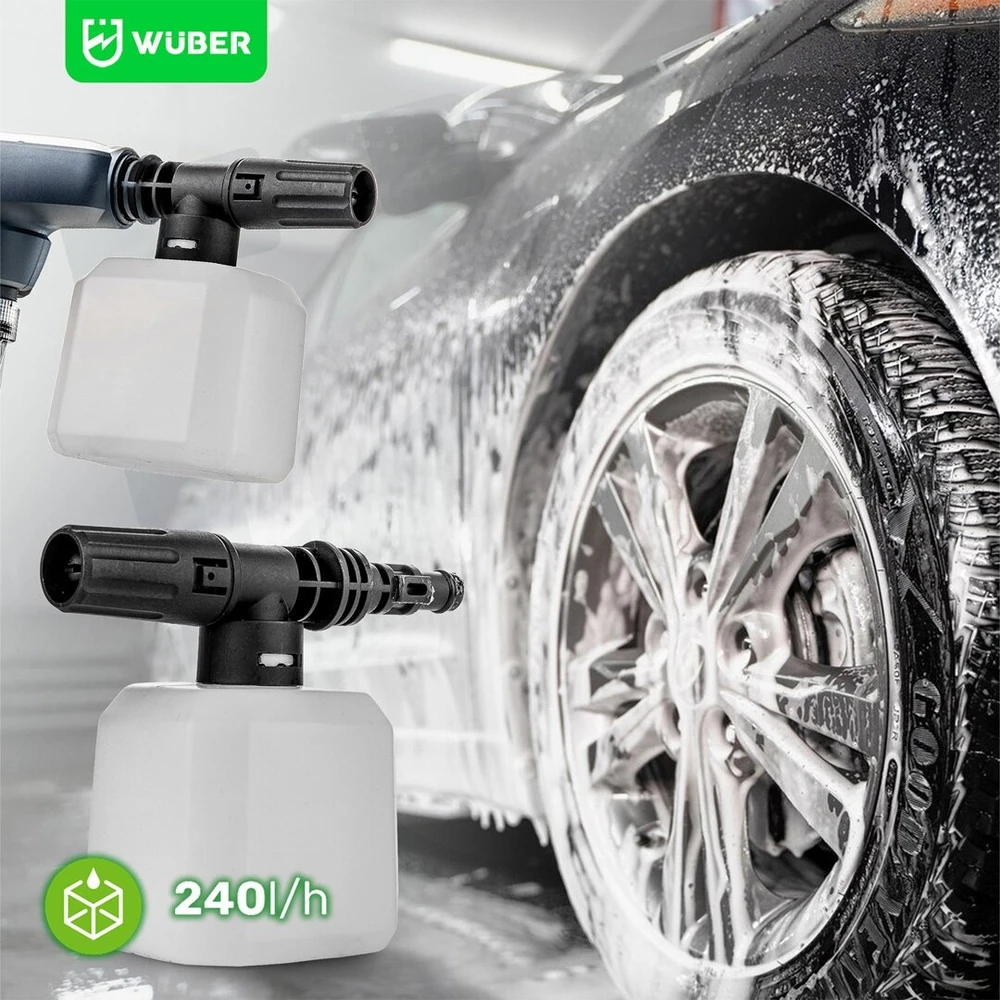 Akumuliatorinis aukšto slėgio plovimo įrenginys Wuber su 2,0Ah baterija