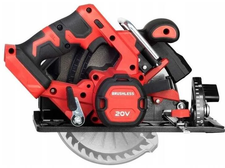 Akumuliatorinis diskinis pjūklas Worcraft 165mm 20V, Li-ION