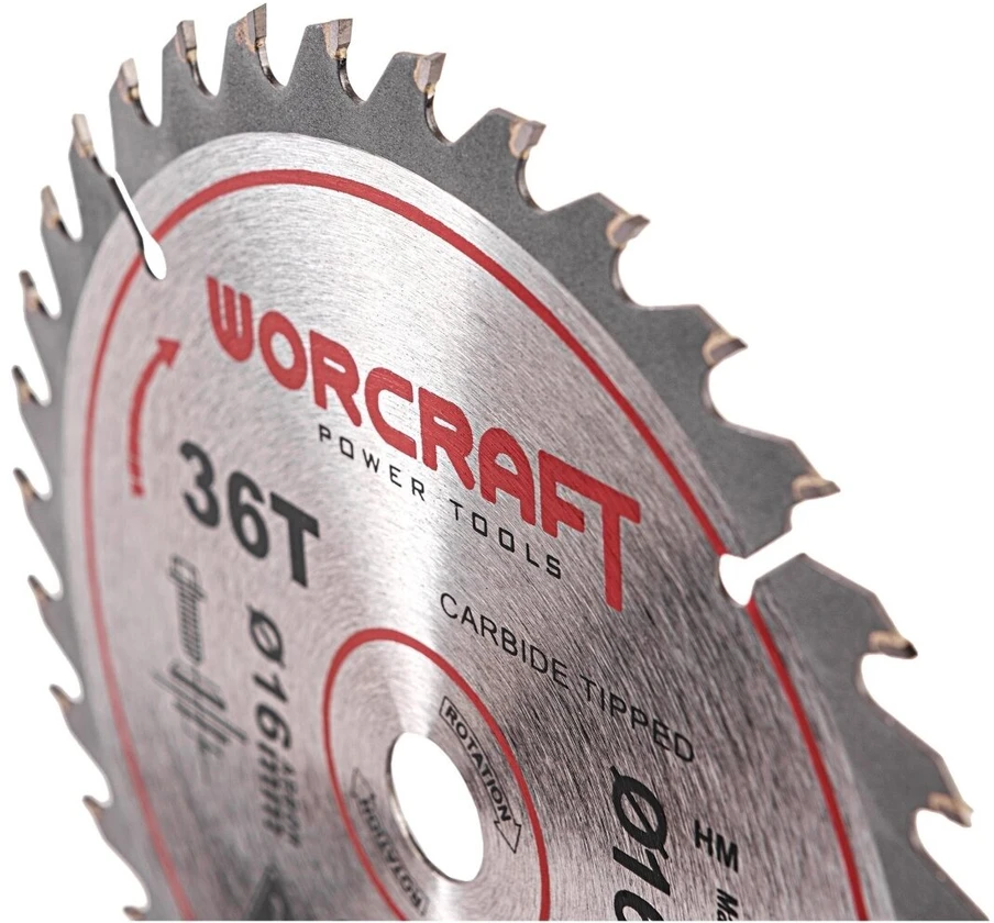 Akumuliatorinis diskinis pjūklas Worcraft 165mm 20V, Li-ION