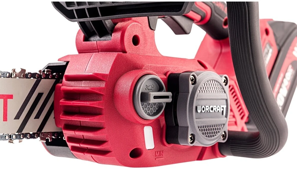 Akumuliatorinis grandininis pjūklas WORCRAFT 20V LI-ION