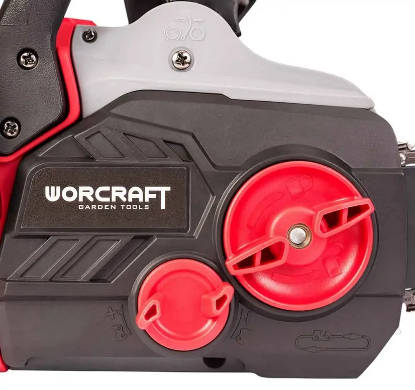 Akumuliatorinis grandininis pjūklas Worcraft 40V (20V+20V) LI-ION