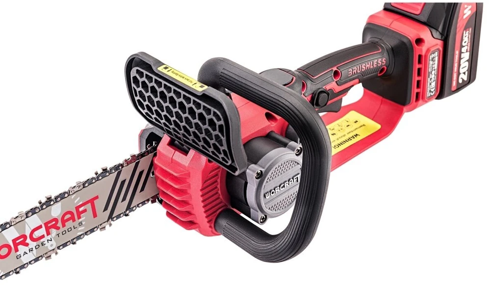 Akumuliatorinis grandininis pjūklas WORCRAFT 20V LI-ION