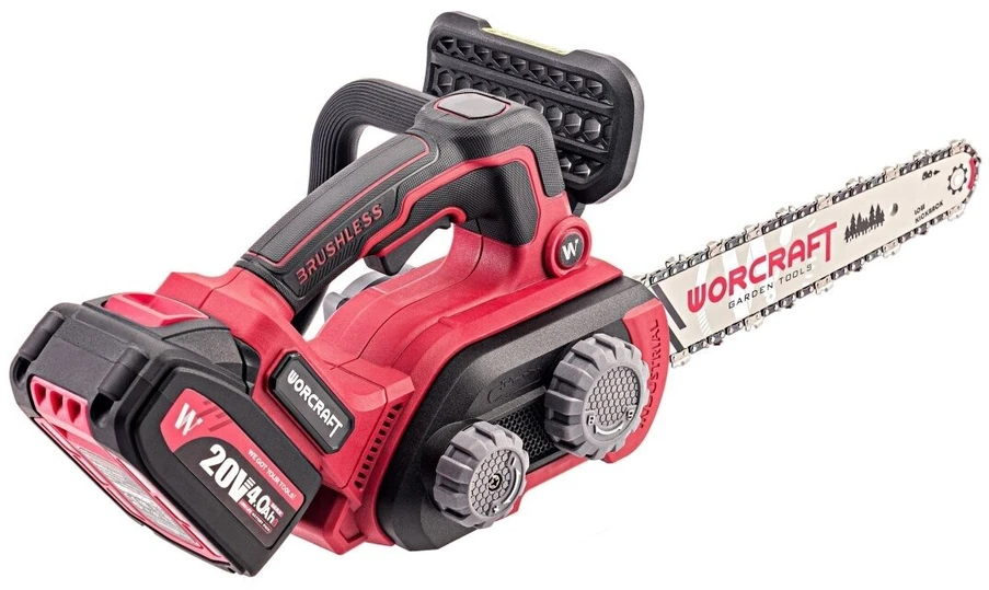 Akumuliatorinis grandininis pjūklas WORCRAFT 20V LI-ION