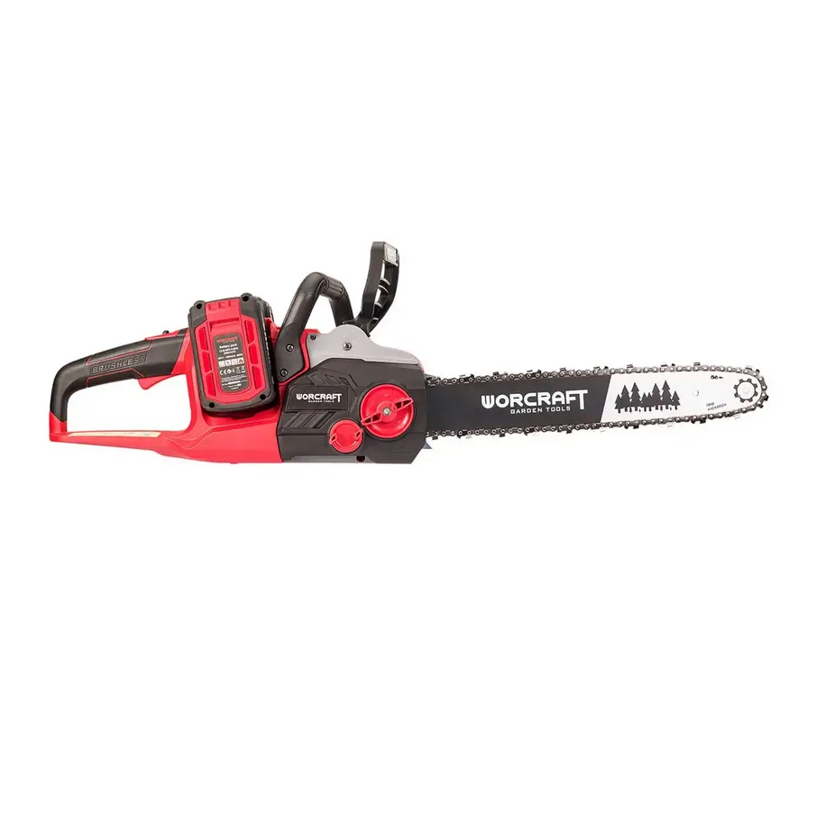 Akumuliatorinis grandininis pjūklas Worcraft 40V (20V+20V) LI-ION