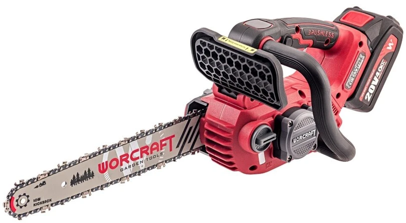 Akumuliatorinis grandininis pjūklas WORCRAFT 20V LI-ION