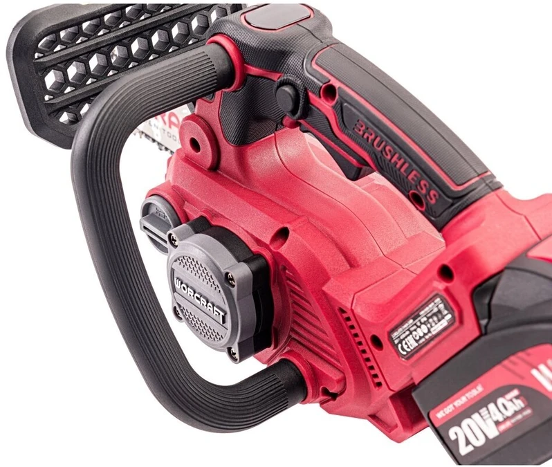 Akumuliatorinis grandininis pjūklas WORCRAFT 20V LI-ION