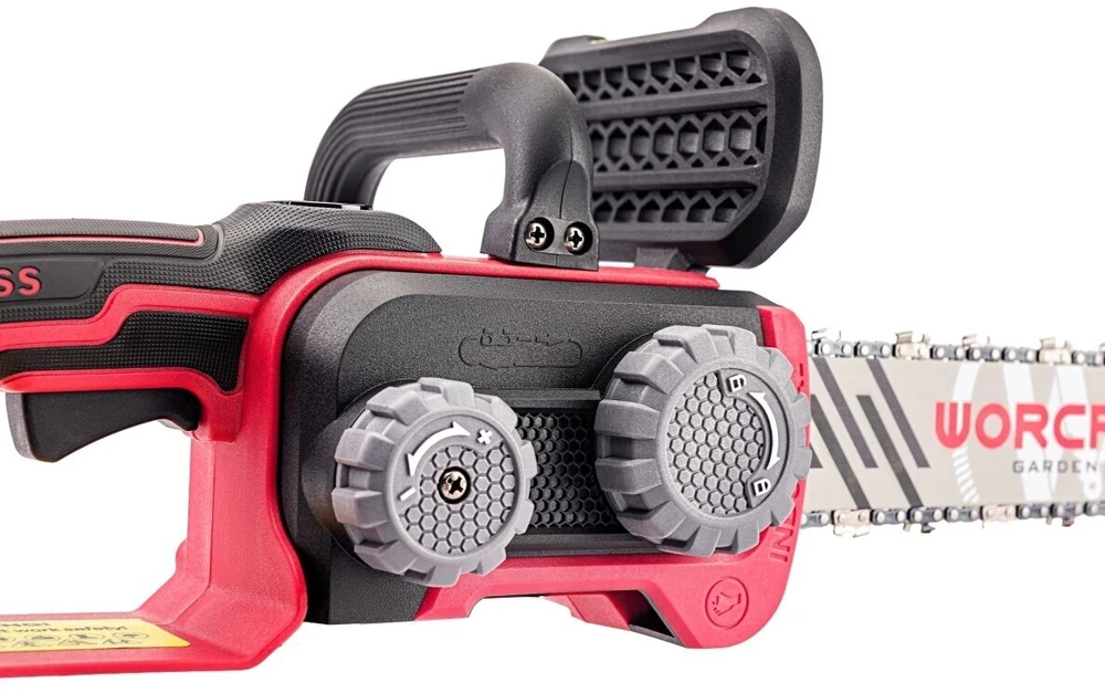 Akumuliatorinis grandininis pjūklas WORCRAFT 20V LI-ION