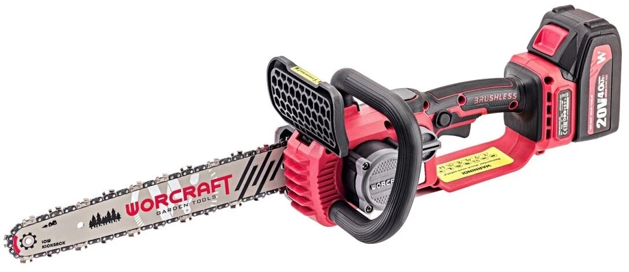 Akumuliatorinis grandininis pjūklas WORCRAFT 20V LI-ION