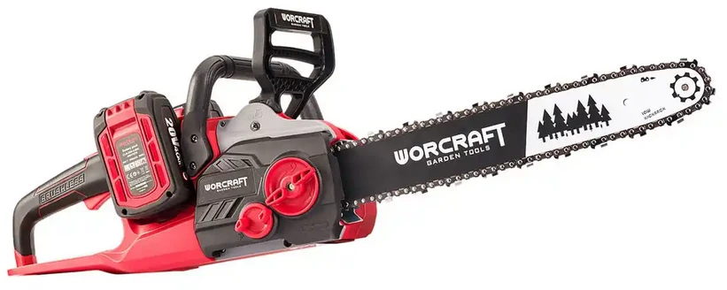 Akumuliatorinis grandininis pjūklas Worcraft 40V (20V+20V) LI-ION