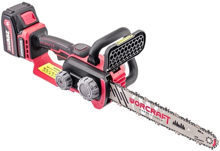 Akumuliatorinis grandininis pjūklas WORCRAFT 20V LI-ION