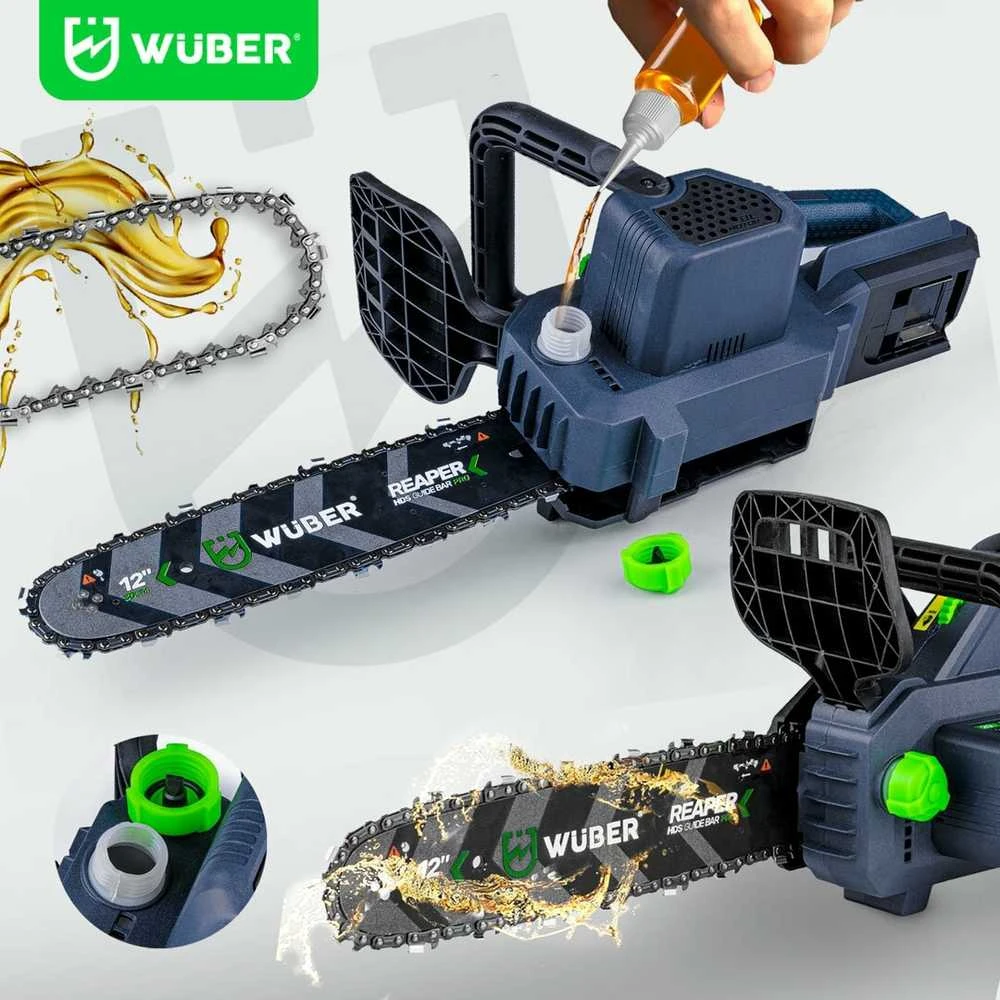 Akumuliatorinis grandininis pjūklas Wuber W04201, 20V